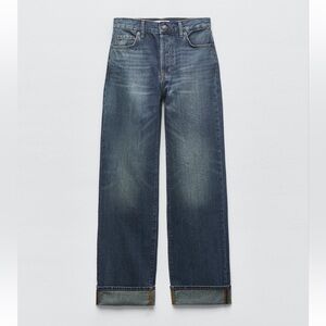 Zara Loose Low-Waist Fit Jeans Blue - Ref. 6840/63